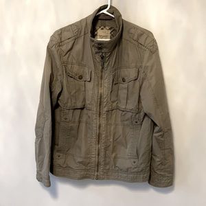 Esprit Men’s Military Style Olive Green Jacket